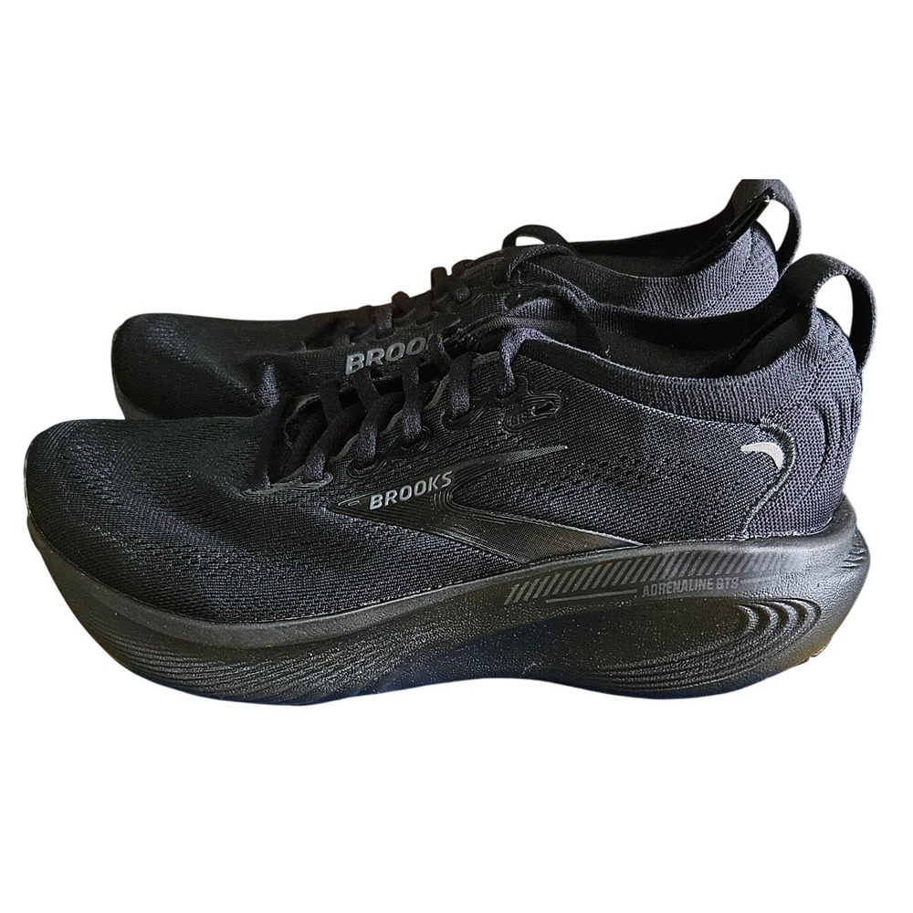 Brooks Adrenaline GTS 25 Womens 8 Extra Wide 2E Black Running Shoes 120443 2E